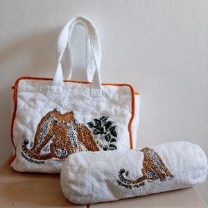 Hermes vintage beach set Dallet jungle love